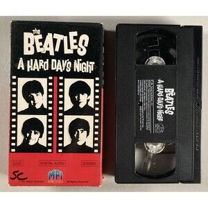 The Beatles: A Hard Day's Night • 1964 Film on VHS • John Lennon, Paul McCartney